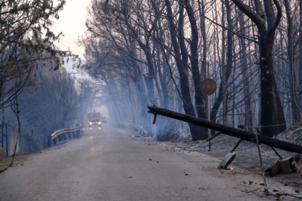 Σε σπινθήρες από καλώδια του ΔΕΔΗΕΕ αποδίδεται η πυρκαγιά στον Κουβαρά
