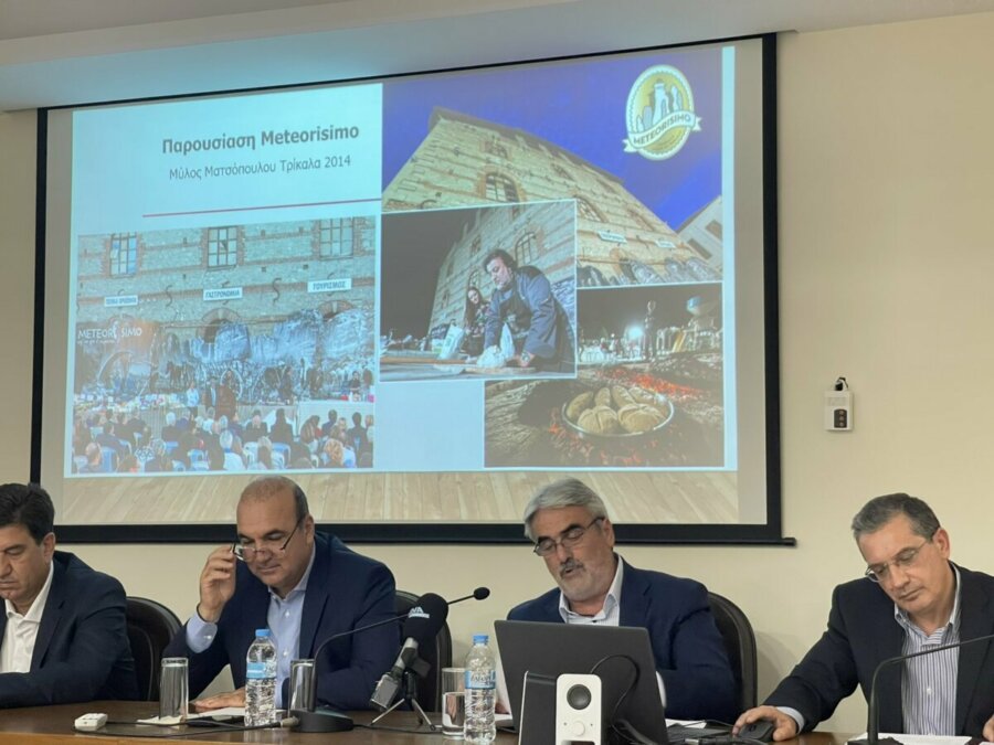 Το Meteorisimo παρουσίασε ο πρόεδρος του Επιμελητηρίου Τρικάλων Βασίλης Γιαγιάκος σε φορείς της Ανατολικής Μακεδονίας και Θράκης