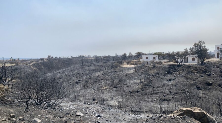 Meteo: Πάνω από 111.000 στρέμματα καμένα στις πυρκαγιές σε Βοιωτία και Αττική