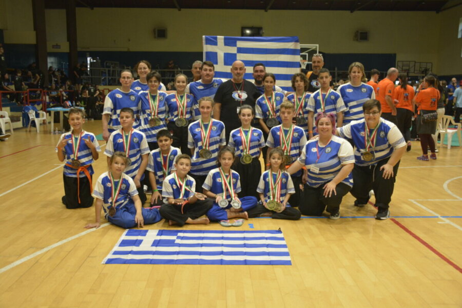 Θρίαμβος της ομάδας Tsimperis Kenpo Hellas στο Πανευρωπαϊκό Πρωτάθλημα Κένπο Καράτε στην Ιταλία