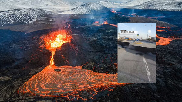 Ηφαίστειο στην Ισλανδία: Τρόμος στο Γκρίνταβικ – Μπήκε στην πόλη η λάβα