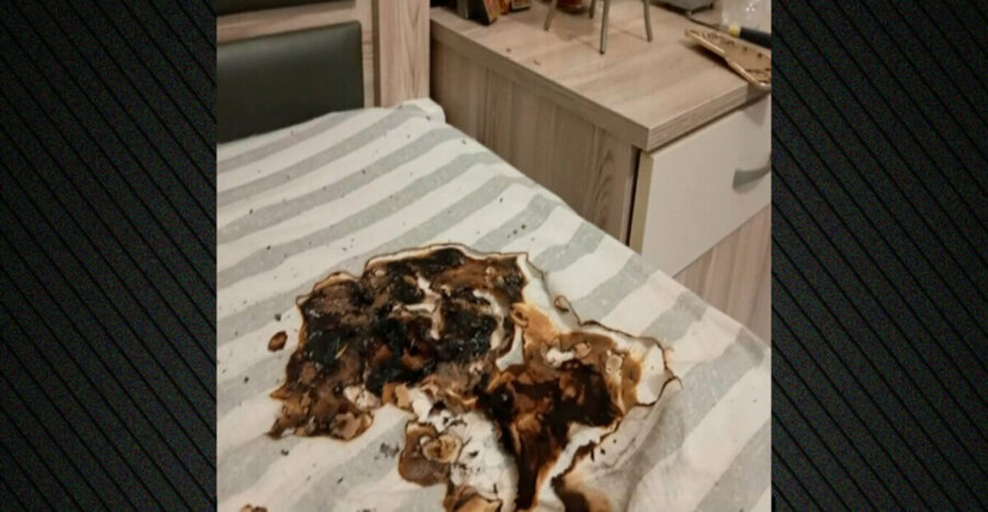 Κινητό τηλέφωνο έσκασε κατά τη διάρκεια της φόρτισης – Πήρε φωτιά το στρώμα, έπαθε έγκαυμα ο ιδιοκτήτης του