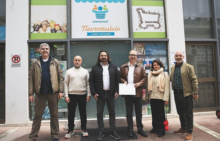 Δήμος Λαρισαίων: Ενίσχυση Κοινωνικού Παντοπωλείου μέσω της ανακύκλωσης τηγανελαίων
