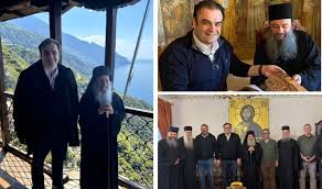 Κυριάκος Πιερρακάκης: Επισκέφθηκε το Άγιον Όρος