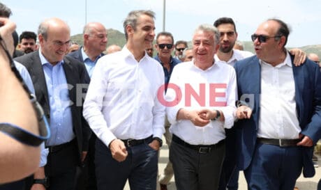 Μητσοτάκης από Φράγμα Πλακιώτισσας: Ολιστική μελέτη διαχείρισης των υδάτων της Κρήτης