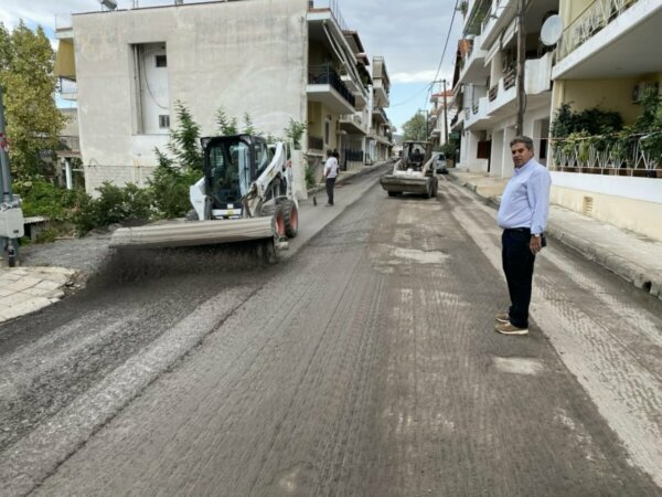 Στην τελική ευθεία μεγάλο έργο αποκατάστασης της εσωτερικής οδοποιίας της πόλης των Φαρσάλων