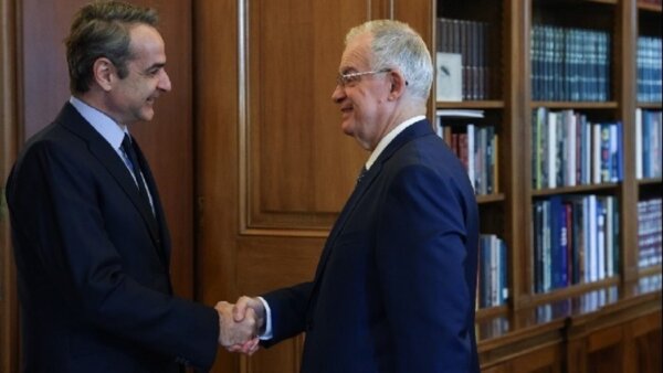 Συνάντηση Κυρ. Μητσοτάκη – Κ. Τασούλα στο Προεδρικό Μέγαρο