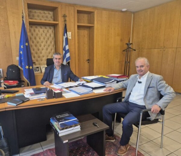 Συνάντηση Δημάρχου Τεμπών με Γ.Γ. Υποδομών και Μεταφορών