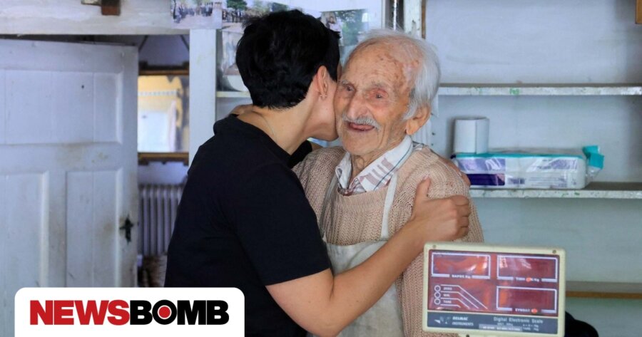 Εκατοντάχρονος σε χωριό της Λάρισας αποκαλύπτει το μυστικό της μακροζωίας