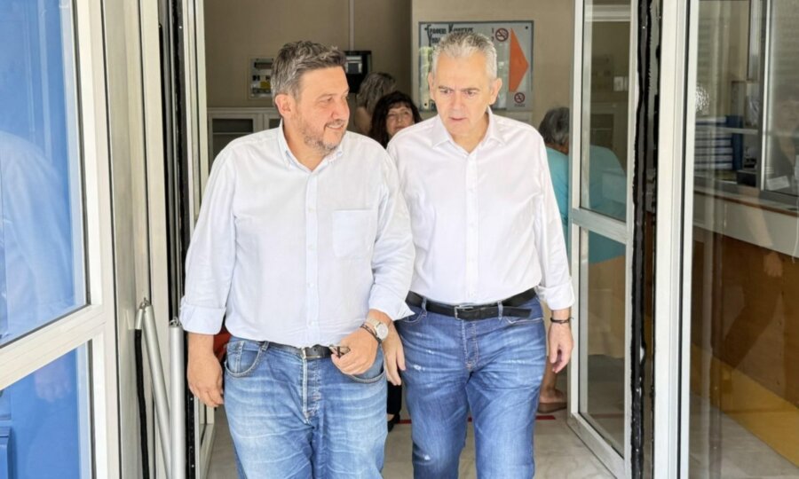 Χαρακόπουλος στο Γενικό Νοσοκομείο Λάρισας: Καλύτερες υπηρεσίες υγείας με την κατασκευή νέας πτέρυγας στο ΓΝΛ