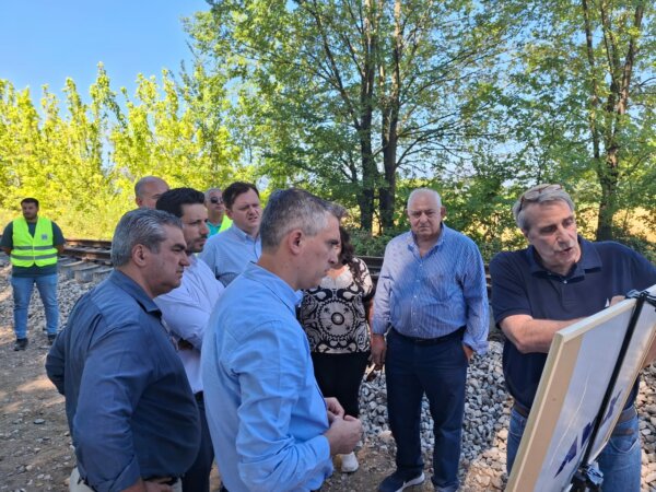 Τα έργα για τον τοπικό σιδηρόδρομο επισκέφτηκαν Δήμας – Κυρανάκης