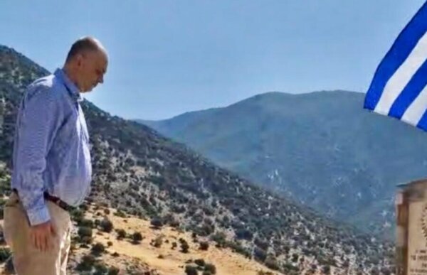 Ο Χρ. Καπετάνος στη Μαρμαρίνη: Τιμή στους πατριώτες που εκτελέστηκαν από τους κατακτητές