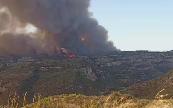 Φωτιά τώρα στο Χελιδόνι της Αρχαίας Ολυμπίας – Μήνυμα από το 112 για εκκένωση πέντε περιοχών