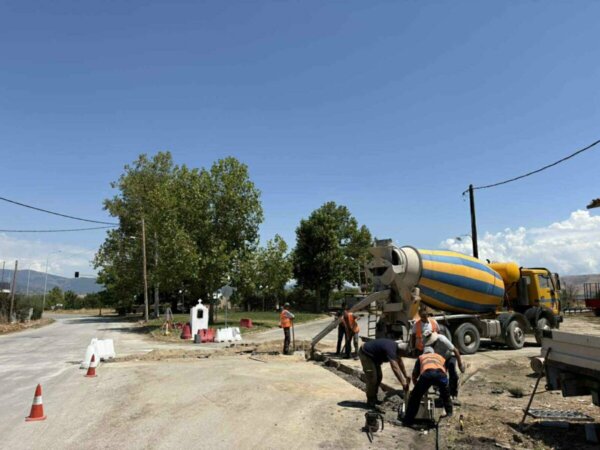 Έργα συλλογής ομβρίων στον Βρυότοπο Tυρνάβου