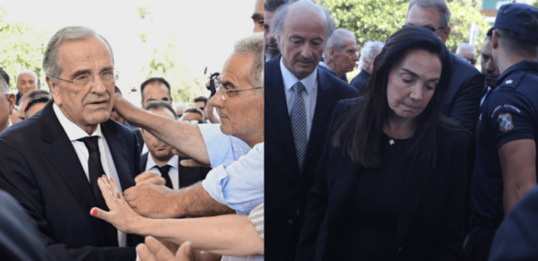 Το τελευταίο «αντίο» στη Λένα Σαμαρά – Βαθιά οδύνη στην κηδεία της
