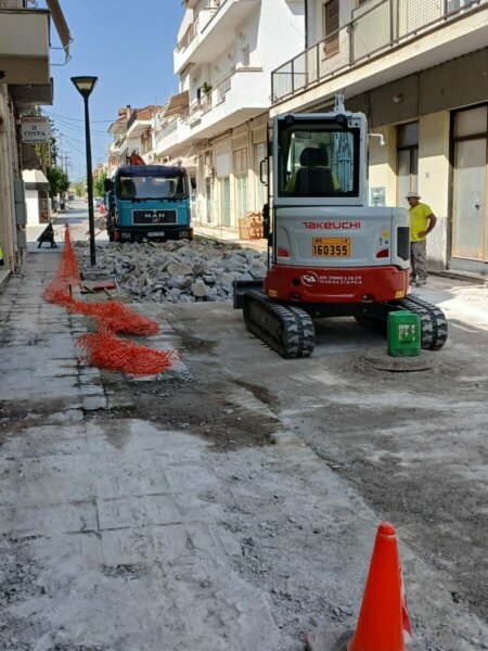 Αλλάζει όψη το κέντρο του Αλμυρού με το έργο του Open Mall