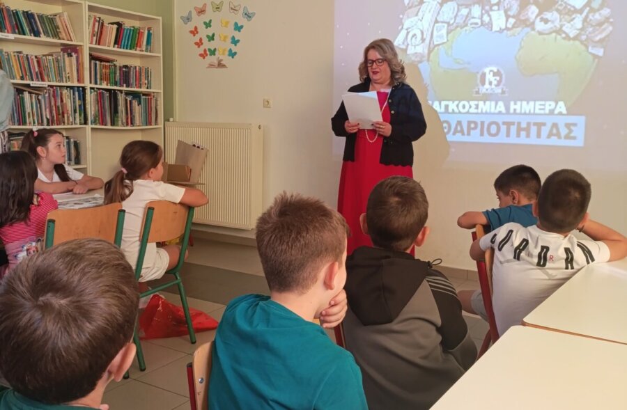 Περιβαλλοντική δράση για την Παγκόσμια Ημέρα Καθαριότητας  στο Δημοτικό Σχολείο Γόννων