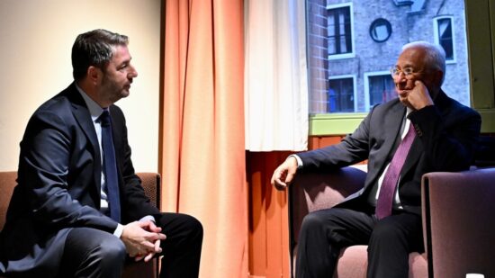Συνάντηση Ανδρουλάκη – Κόστα: Δεν νοείται συμμετοχή της Τουρκίας στο πρόγραμμα SAFE, είπε ο πρόεδρος του ΠΑΣΟΚ