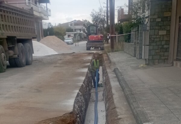 ΔΕΥΑΛ: Σε εξέλιξη οι εργασίες αντικατάστασης αγωγών ύδρευσης στη Γιάννουλη