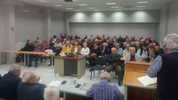 Στις 12 Νοέμβρη στη Λάρισα το πανθεσσαλικό συλλαλητήριο διαμαρτυρίας των συνταξιούχων