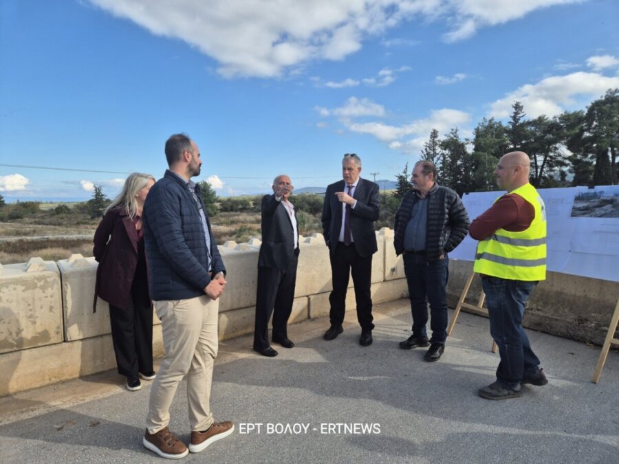 Αυτοψία Ταχιάου σε έργα αποκατάστασης σε Αλμυρό και Βόλο: Στόχος η ολοκλήρωση των πρώτων παρεμβάσεων έως τον Ιούνιο
