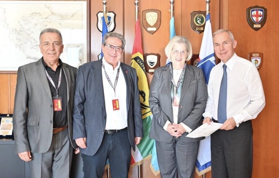 Mε τον Υφυπουργό Εθνικής Άμυνας Αθ. Δαβάκη συναντήθηκε ο Δήμαρχος Φαρσάλων Μάκης Εσκίογλου για την 61 Μονάδα Επιστράτευσης