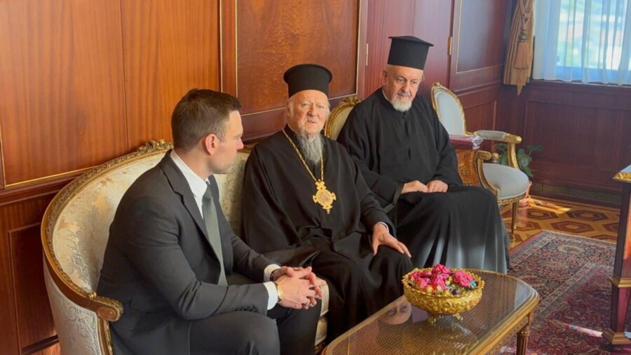 Επίσκεψη Κασσελάκη σε Βαρθολομαίο: Το Κίνημα Δημοκρατίας στηρίζει το Οικουμενικό Πατριαρχείο