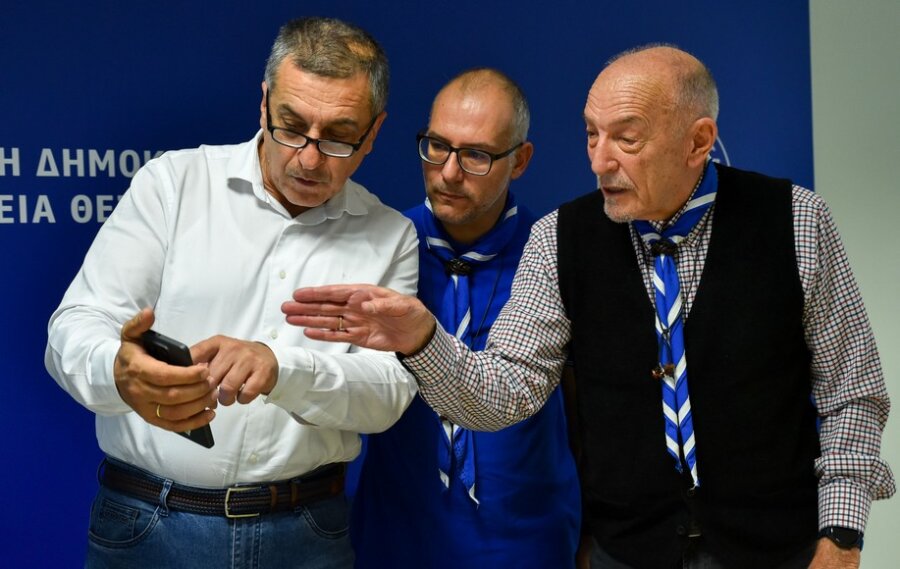 Ο Τάσος Αρνιακός ξεναγήθηκε στο Κέντρο Πολιτικής Προστασίας της Περιφέρειας Θεσσαλίας