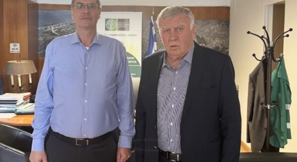 Συνάντηση Νασιακόπουλου με τον Γενικό Γραμματέα Δασών