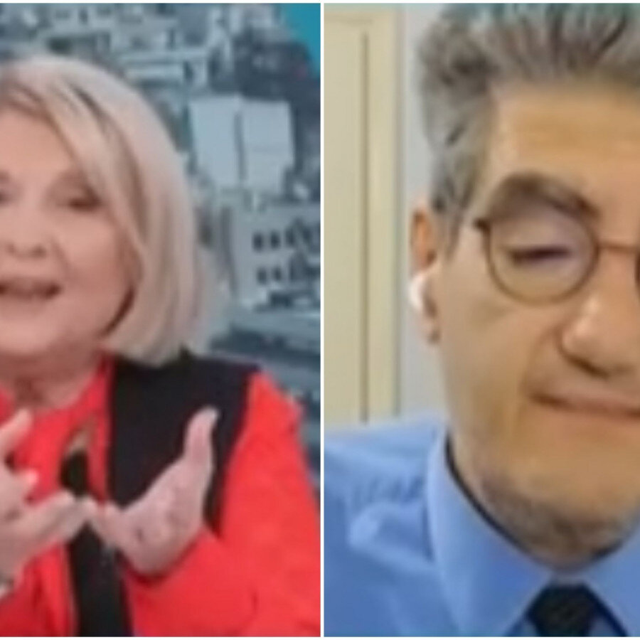 Αποχώρησε από πάνελ εκπομπής ο Γιαννούλης μετά από καβγά με τη Βούλτεψη: Αυτό δεν είναι διάλογος