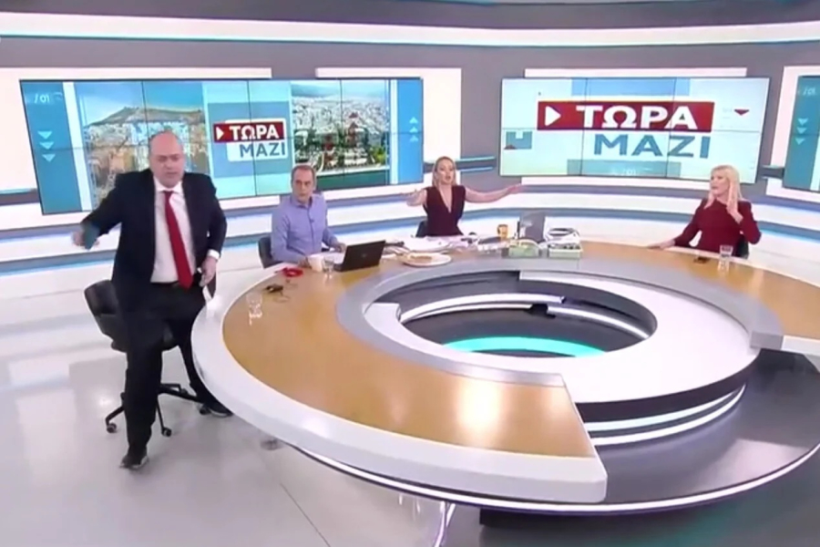 Επεισόδιο on air: H Τζάκρη είπε για «αλητεία της ΝΔ» για την Καρυστιανού και ο Λαζαρίδης σηκώθηκε και έφυγε, λέγοντας «ντροπή»