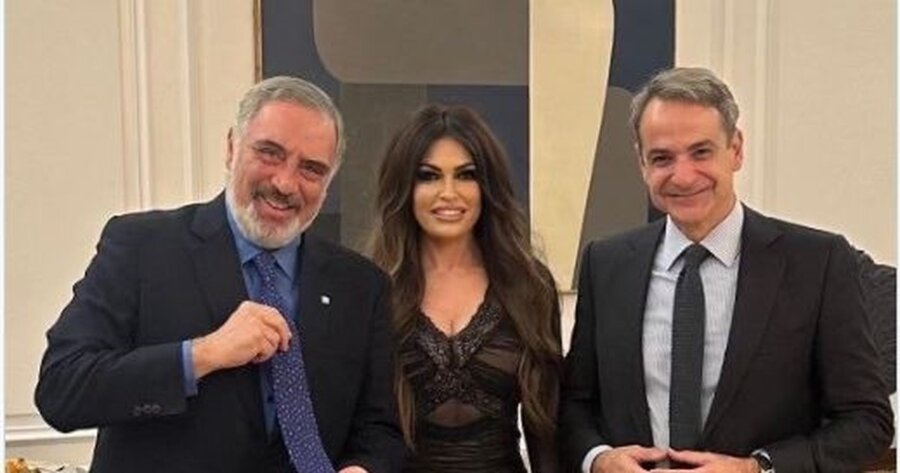 Η ανάρτηση της Κίμπερλι Γκίλφοϊλ για το δείπνο με τον Κυριάκο Μητσοτάκη και τον εφοπλιστή Νίκο Τσάκο