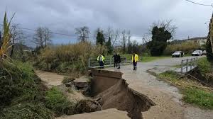 Aποκλεισμένη η Δίβρη Ολυμπίας λόγω καθίζησης του οδοστρώματος στην Εθνική Οδό Πατρών-Τριπόλεως