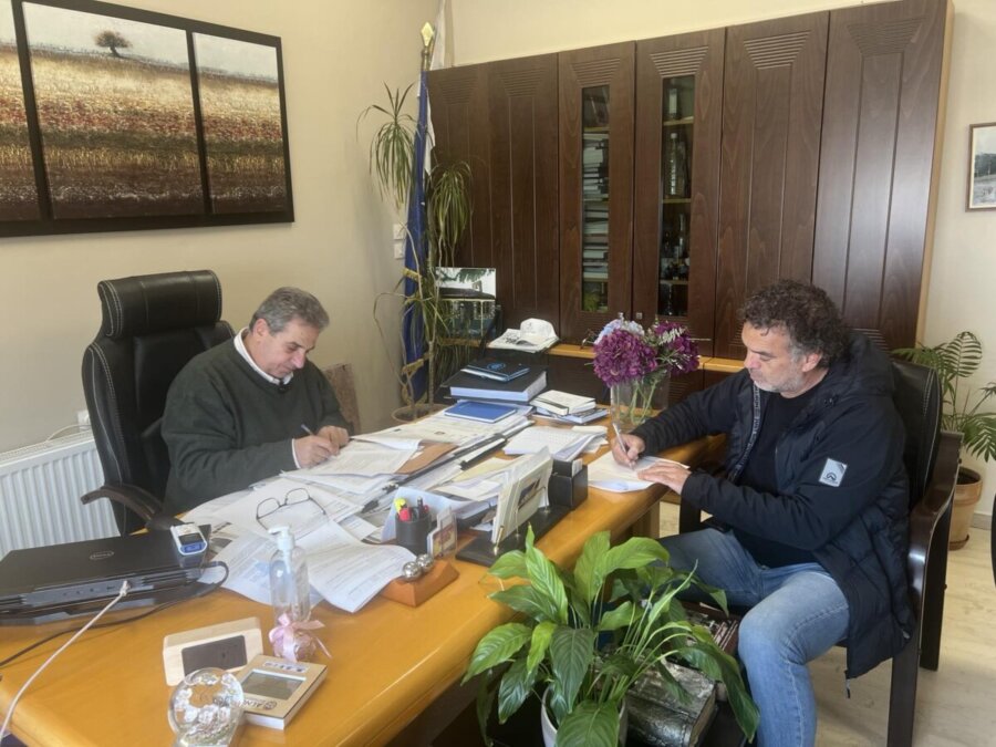 Δήμος Φαρσάλων: Υπεγράφη η σύμβαση για την κατασκευή του «Πράσινου Σημείου»