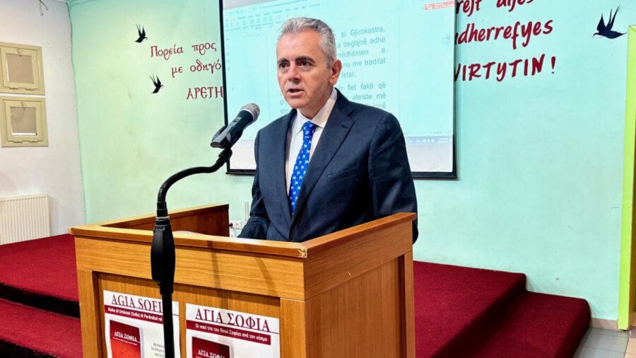 Μ. Χαρακόπουλος στο Αργυρόκαστρο: Μάθημα για την Ευρώπη η αναβίωση της πίστης στις πρώην κομμουνιστικές χώρες