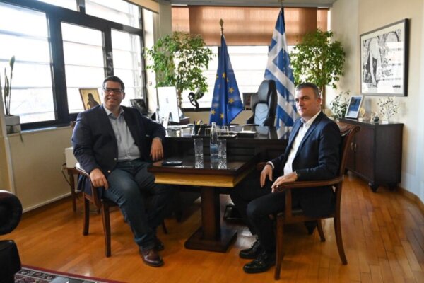 Eργα και δράσεις με επίκεντρο τη Λάρισα στη συνάντηση Κοντογεώργη – Μαμάκου