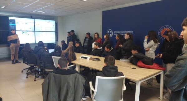 Το Γυμνάσιο Αμπελώνα στην Πολιτική Προστασία