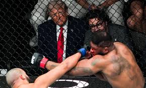 Ο Ντόναλντ Τραμπ σε αγώνα πυγχμαχίας UFC την ώρα των συνομιλιών με το Ιράν: 14 καρέ από τη βραδιά