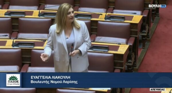 Λιακούλη στη Βουλή: “Αποψιλώνετε τη Δ.ΥΠ.Α. από έμπειρους συμβούλους”