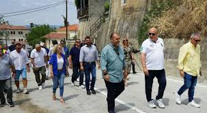 Αιχμές Μπέου στα εγκαίνια του δρόμου προς Πήλιο: «Χρειάστηκε και ένα χαστούκι για να γίνει το έργο»