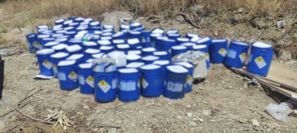 Θεσσαλονίκη: Έριχναν απόβλητα από συσκευασίες για σπινθηρογραφήματα σε υπαίθριο χώρο στο Φίλυρο