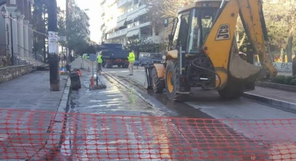 Ολοκληρώθηκαν οι εργασίες στην Γεωργιάδου, αρχίζει η ασφαλτόστρωση – Πολλές οι κυκλοφοριακές ρυθμίσεις το Σαββατοκύριακο