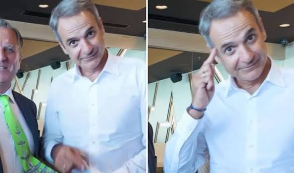 Το βίντεο Μητσοτάκη από την περιοδεία του στη Δυτική Μακεδονία – Το στιγμιότυπο με τη γραβάτα που ξεχώρισε