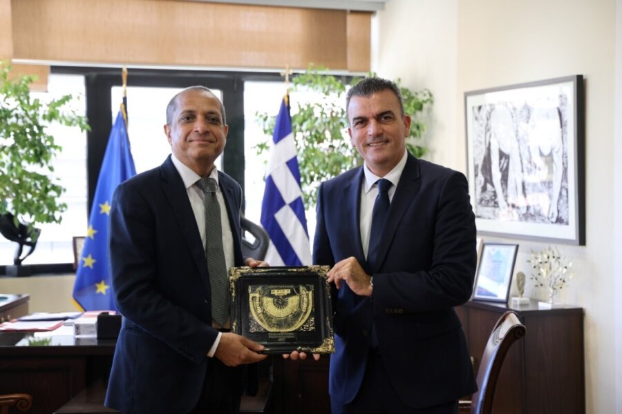 Τον Πρέσβη της Ινδίας υποδέχθηκε ο Θανάσης Μαμάκος